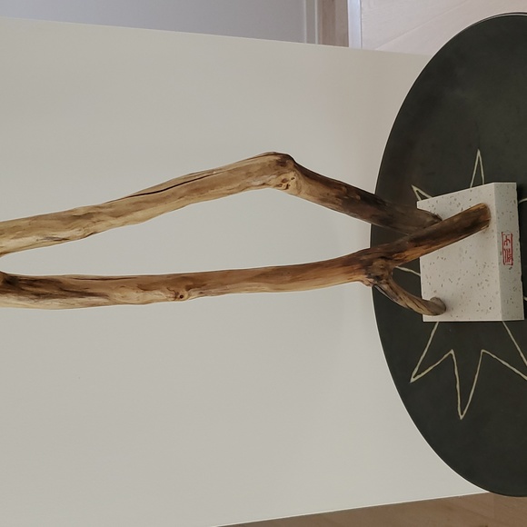 Al One Piece Wood Sculpture - Picture 6 of 12